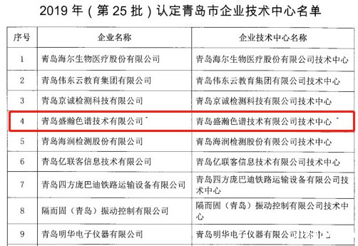 青岛市企业技术中心名单公布，优米榜上有名！