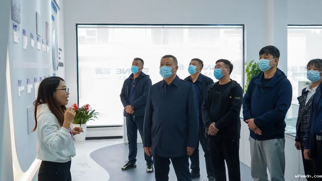 崂山区朱家洼社区书记朱光恩一行参观视察优米色谱