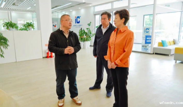 青岛市人大常委、工信局、崂山区委一行领导赴优米调研指导